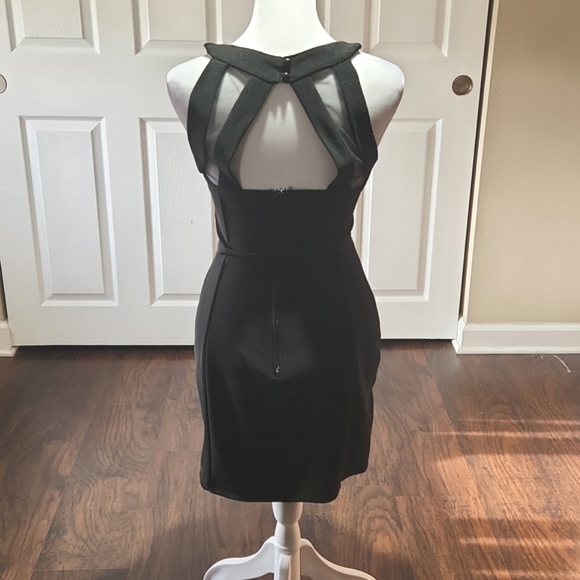 CRYSTAL DOLL BLACK STRAPPY DRESS SIZE 5 NEW WITH TAGS - Picture 5 of 16